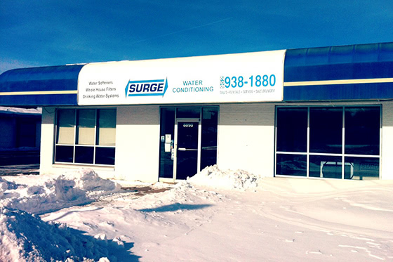 surge water conditioning building